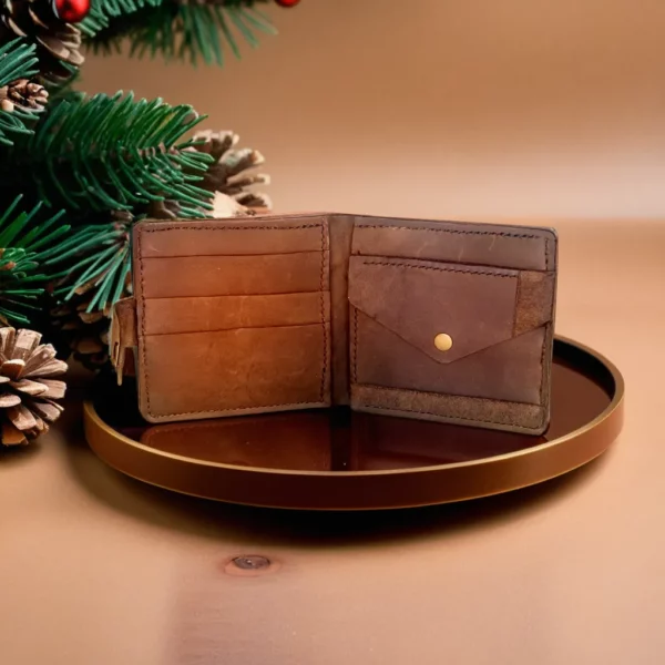 brown leather wallet - Image 3