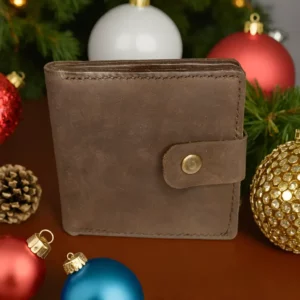 brown leather wallet